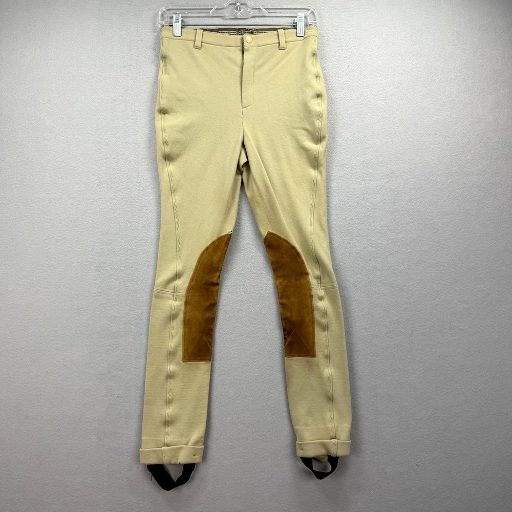 Tailored Sportsman Breeches Pants Womens 28x28* Beige Hunter Riding Knee Patches